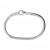 bracelet reglable lait maternel meche de cheveux argent 925