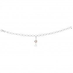 Charm perle de 8 mm avec vos mèches de cheveux sans lait maternel